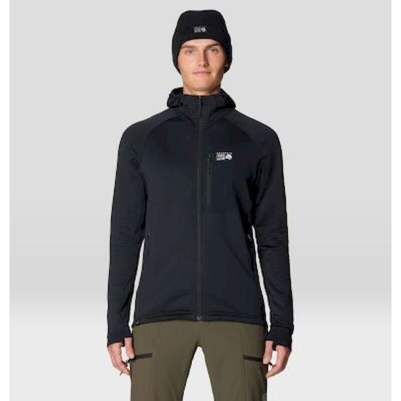 Mountain Hardwear Polartec Power Grid Full Zip Hoody - Fleecetakki