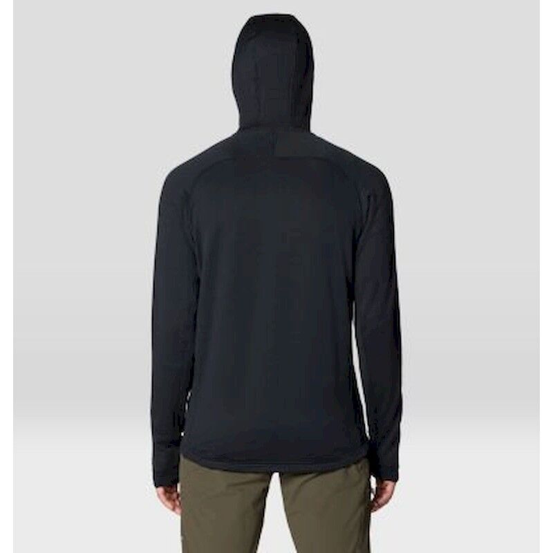 Mountain Hardwear Polartec Power Grid Full Zip Hoody - Fleecejakke - Herrer | Hardloop