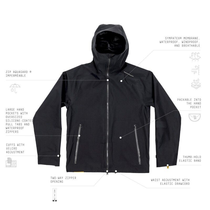 INSPYRATIONS All Ryde 3L - Sadetakki - Miehet | Hardloop