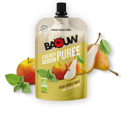 Poire-Pomme-Menthe - Energiecompotes & -purees