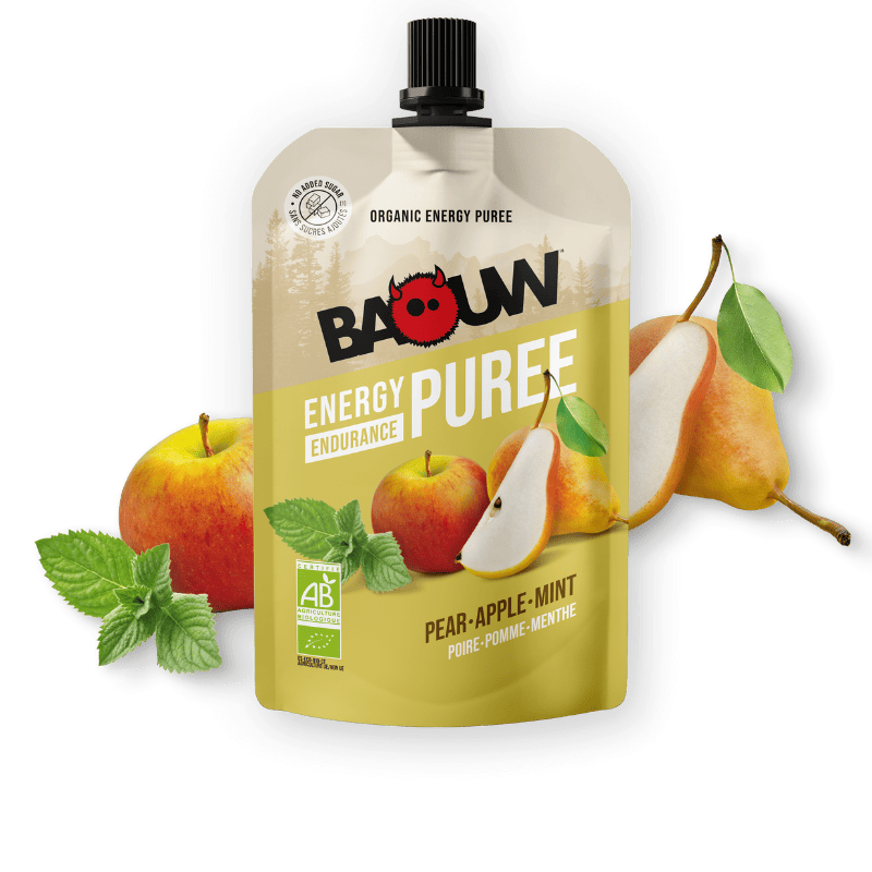 Poire-Pomme-Menthe - Energikompotter og -puréer