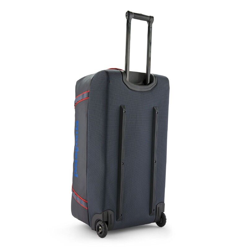patagonia black hole wheeled duffel 100l uk 100 Liter Noble Grey offering a volume of 100 liters Black Hole Wheeled Duffel 100L