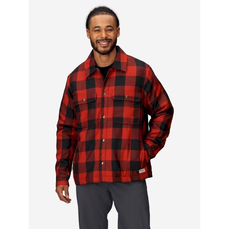 Ridgefield Sherpa Flannel Shirt Jacket - Pánská košile