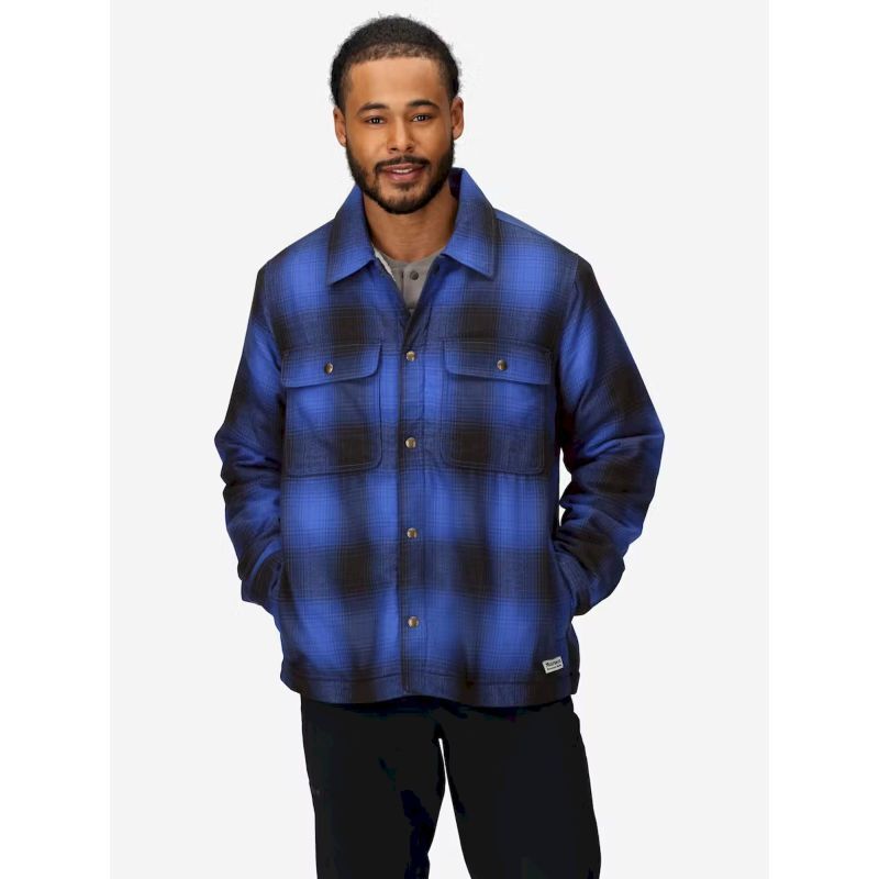 Ridgefield Sherpa Flannel Shirt Jacket - Chemise homme