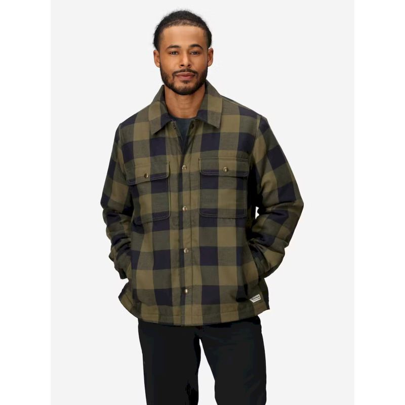 Ridgefield Sherpa Flannel Shirt Jacket - Pánská košile