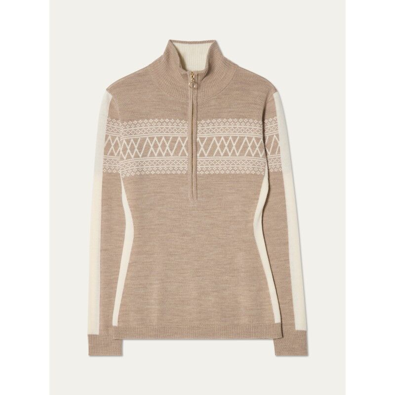 Signature 1/4-zip - Pullover in lana merino - Donna