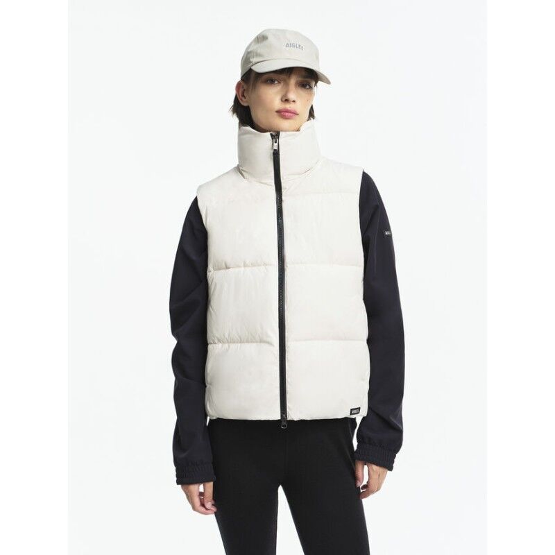 Aigle Waterproof Sleeveless Quilted Down - Syntetväst - Dam | Hardloop