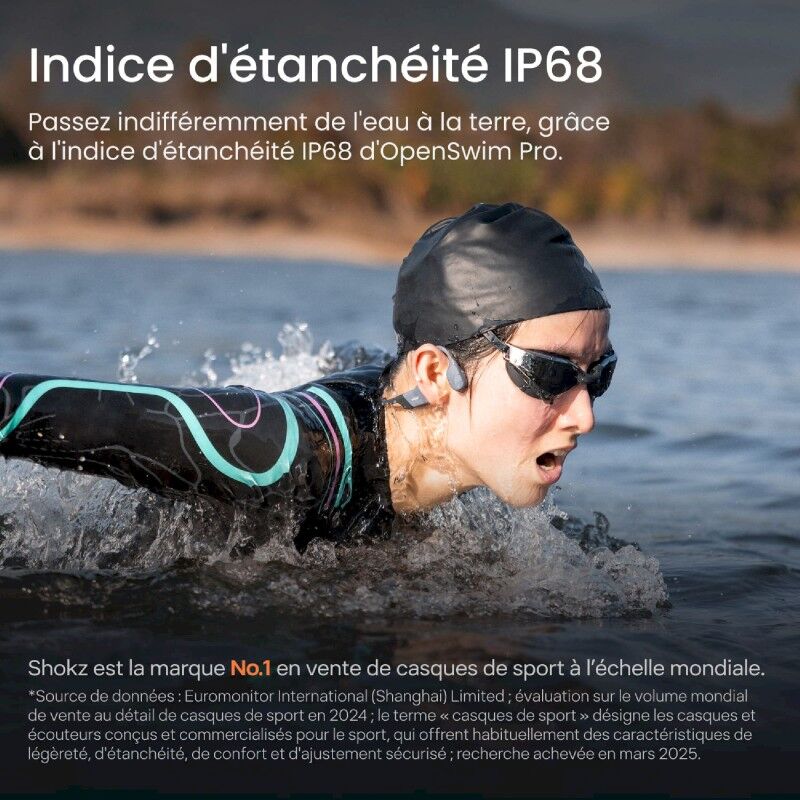 Shokz Openswim Pro USB-C - Auriculares condução ossea | Hardloop