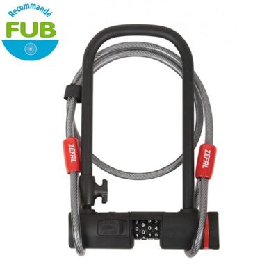 Traz U13 Code + Cable - Antivol vélo en U