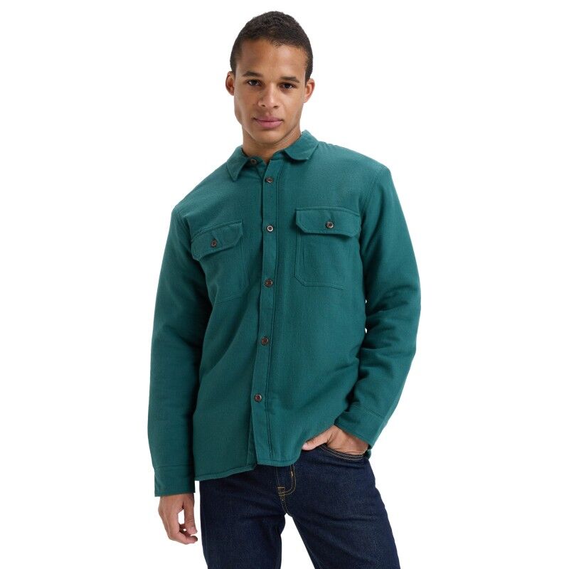 Quiksilver Husson Sherpa Shirt - Chemise homme - Overshirt - Herr | Hardloop