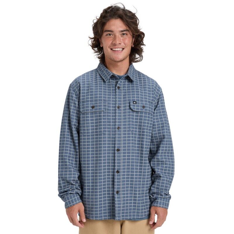 Quiksilver Salt Lake Waffle Shirt - Skjorte - Herrer | Hardloop
