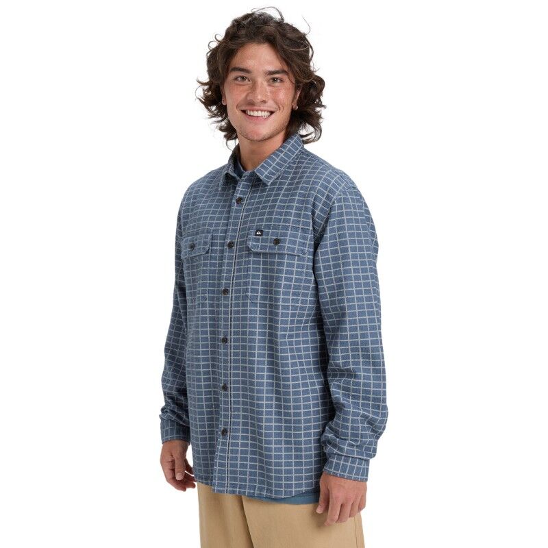 Quiksilver Salt Lake Waffle Shirt - Chemise homme | Hardloop