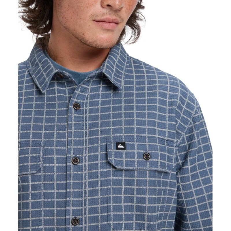 Quiksilver Salt Lake Waffle Shirt - Pánská košile | Hardloop