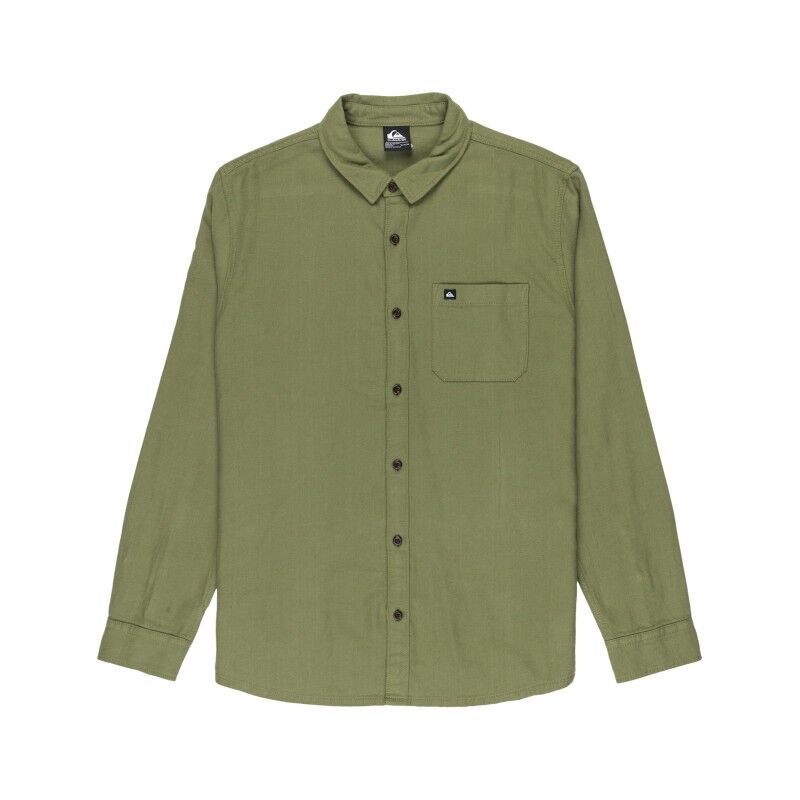 Quiksilver Motherfly Solid Ls Shirt - Skjorte - Herrer | Hardloop