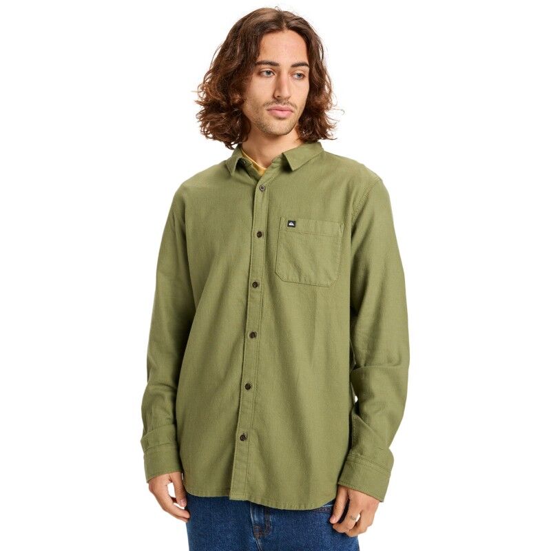 Quiksilver Motherfly Solid Ls Shirt - Skjorte - Herrer | Hardloop