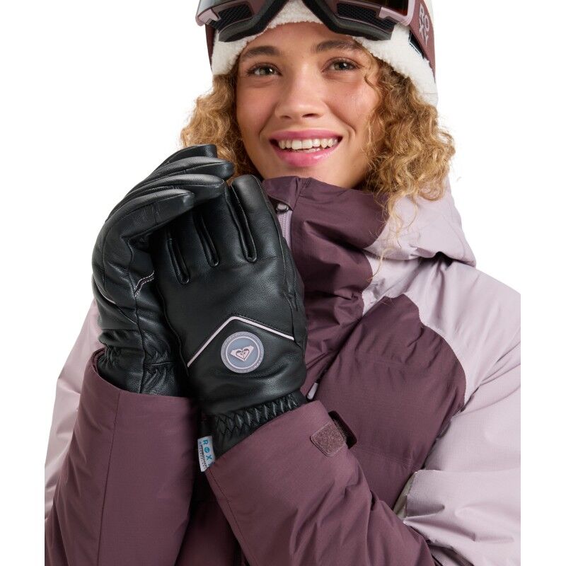 Icyday Leather Gloves - Skidhandskar - Dam
