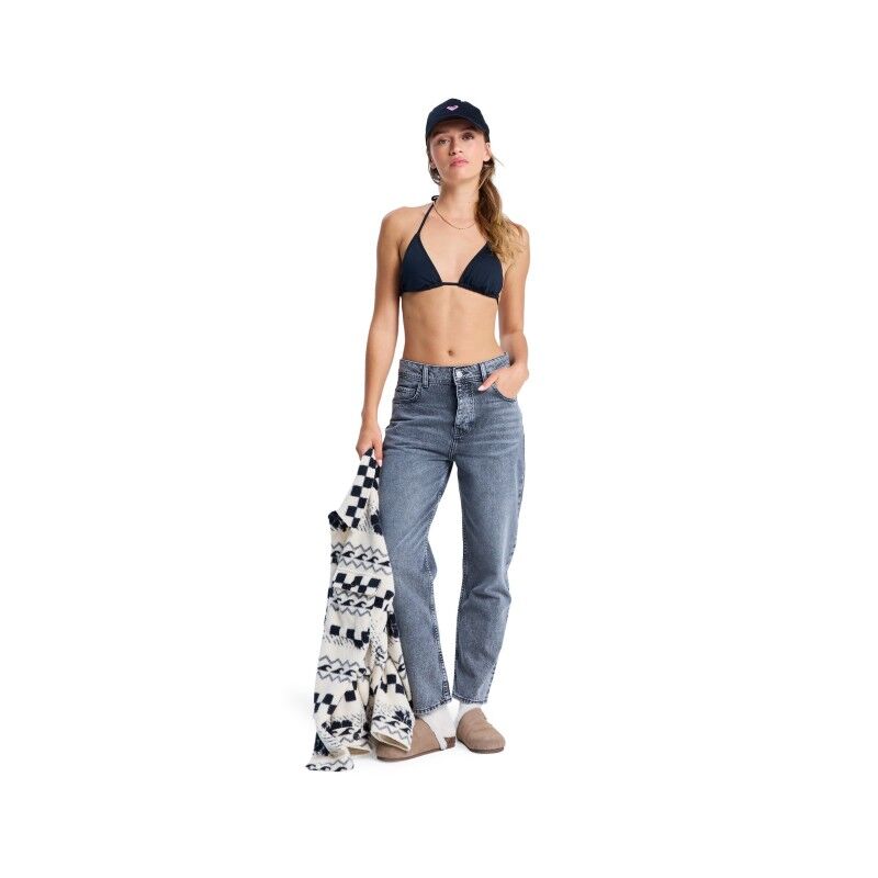 Roxy Patti Straight Mid Grey - Hose - Damen | Hardloop