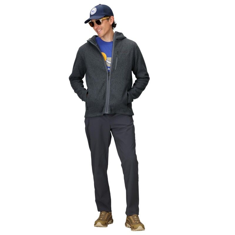 Marmot Drop Line Full Zip Hoody - Fleecetröjor - Herr | Hardloop