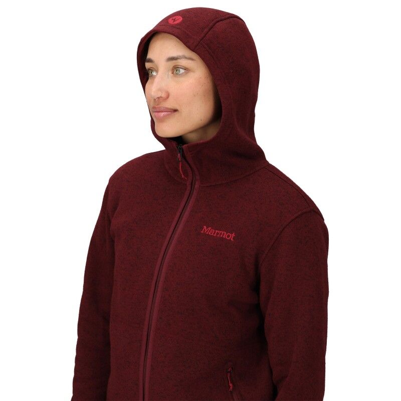Marmot Drop Line Full Zip Hoody - Fleecejakke - Damer | Hardloop