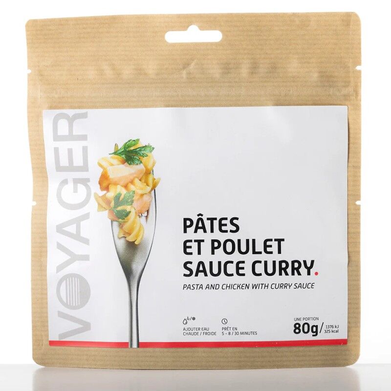 Pâtes et Poulet Sauce Curry - Pasti liofilizzati