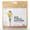 Voyager Nutrition Pâtes et Poulet Sauce Curry - Refeição liofilizada | Hardloop