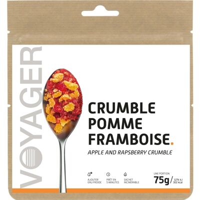 Crumble Pomme-Framboises - Refeição liofilizada