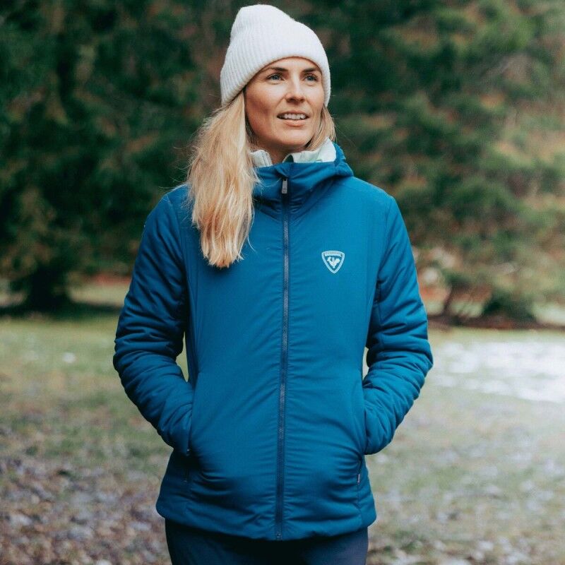 Opside Hoodie In Heavy Insulated - Ski-jas - Dames