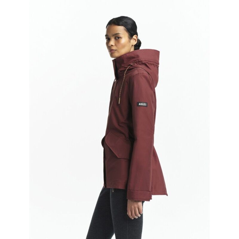 Aigle MTD Mid Length Hooded Parka - Regnjakke - Damer | Hardloop