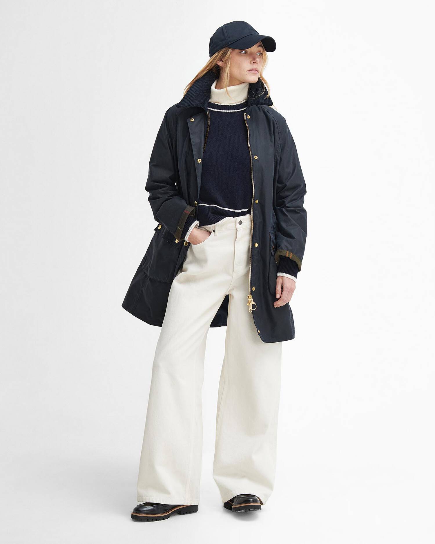 Barbour Long Beadnell Wax - Coat - Women's | Hardloop