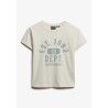 Superdry Ath Graphic Fitted Tee - T-shirt femme | Hardloop