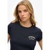 Superdry Athletic Essential Slub Tee - T-shirt femme | Hardloop