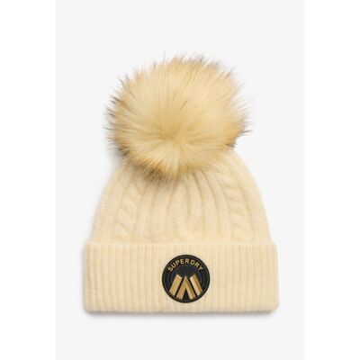 Cable Luxe Knit Beanie Hat - Beanie - Women's