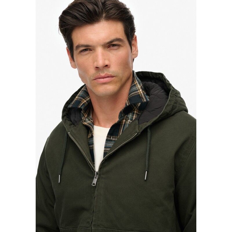Superdry Canvas Surplus Hooded Jkt - Coat - Men's | Hardloop