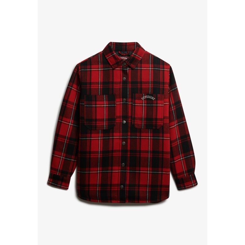 Superdry Check Lined Shirt - Takki - Naiset | Hardloop