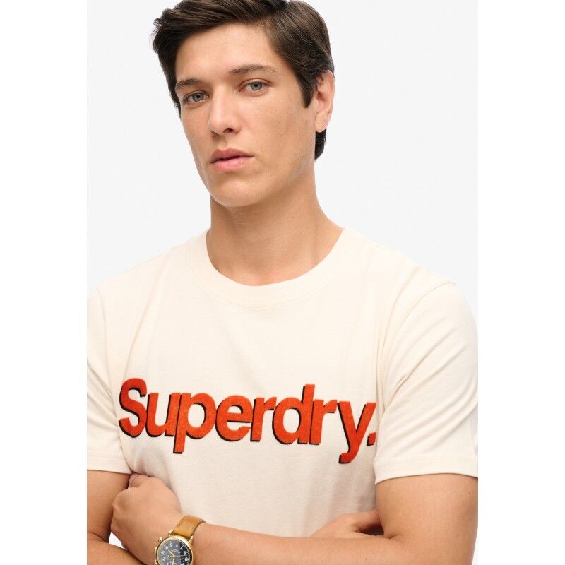 Superdry Classic Core Logo Shadow Tee - Camiseta - Hombre | Hardloop
