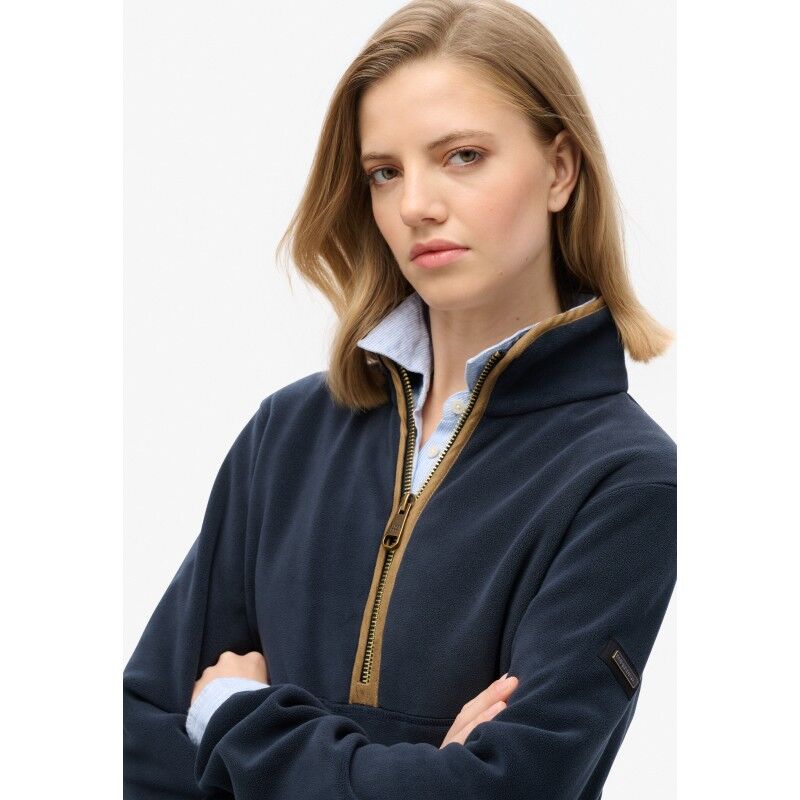 Superdry Estate Half Zip Fleece - Fleecevest - Dames | Hardloop