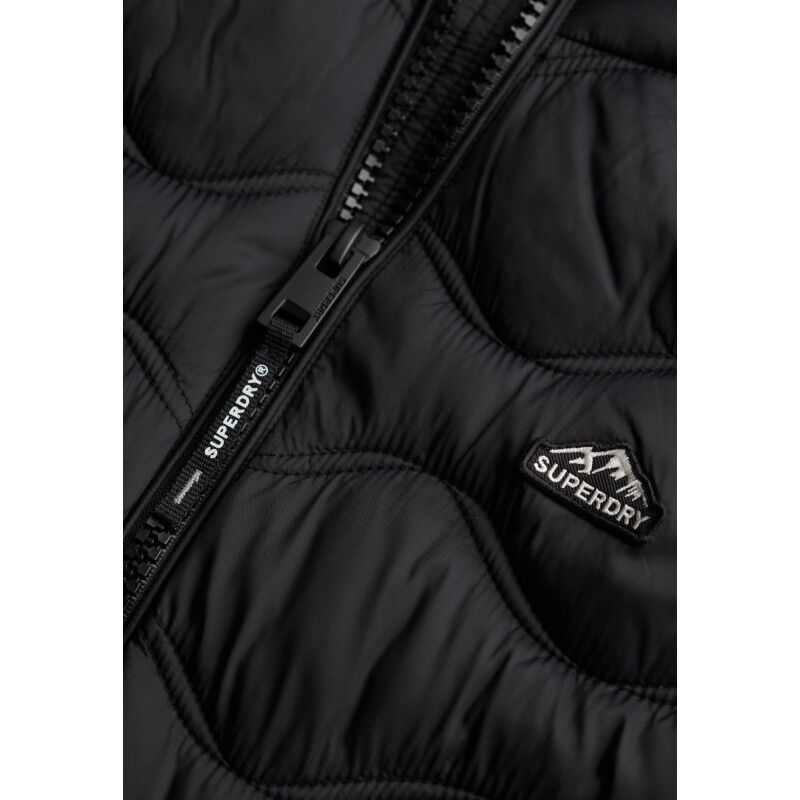 Superdry Hood Fuji Lite Wave Padded Jkt - Donsjack - Dames | Hardloop