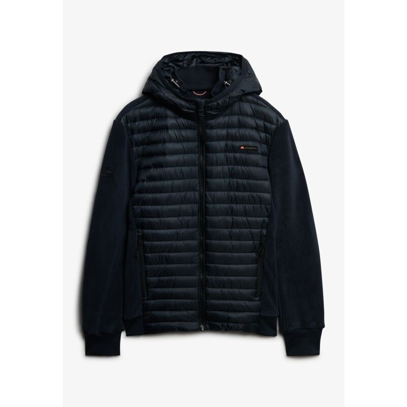 Superdry Hood Storm Fleece Hybrid Jkt - Fleece jacket - Men's | Hardloop