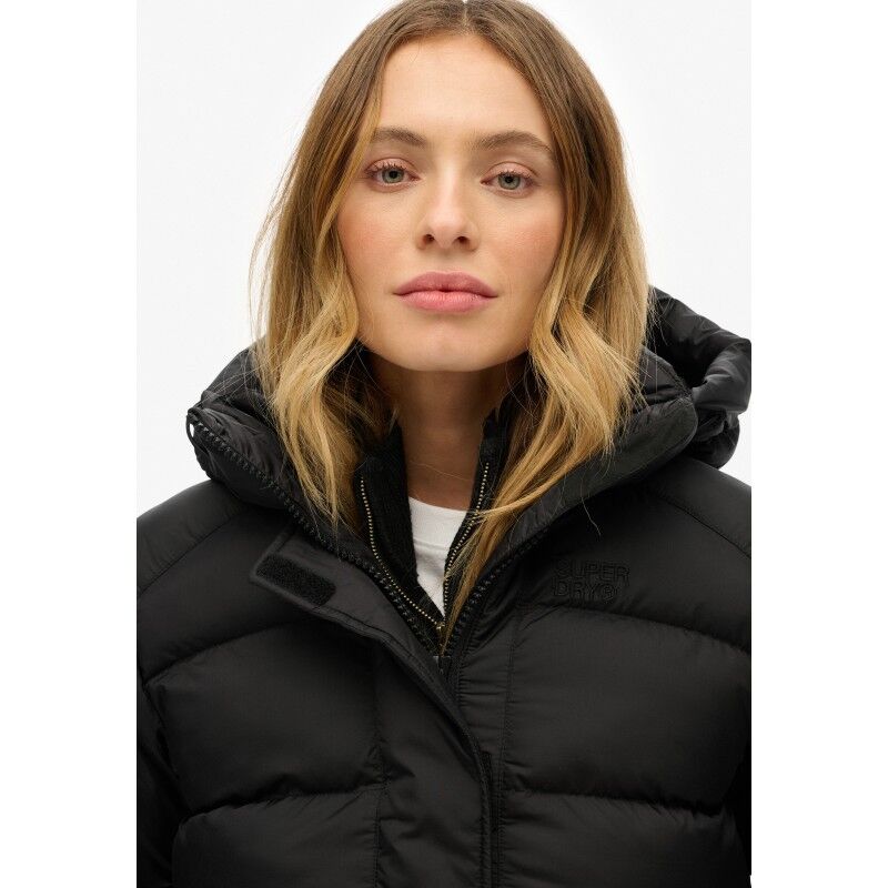 Superdry Black Puffer Jacket - Doudoune femme | Hardloop