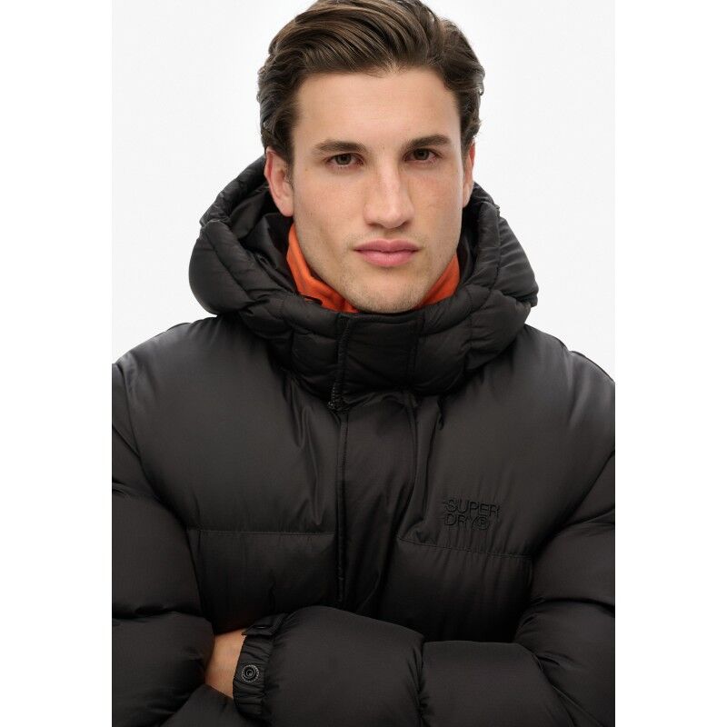 Superdry Black Puffer Jacket - Doudoune homme | Hardloop