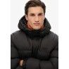 Superdry Black Puffer Jacket - Synthetic jacket - Men's | Hardloop