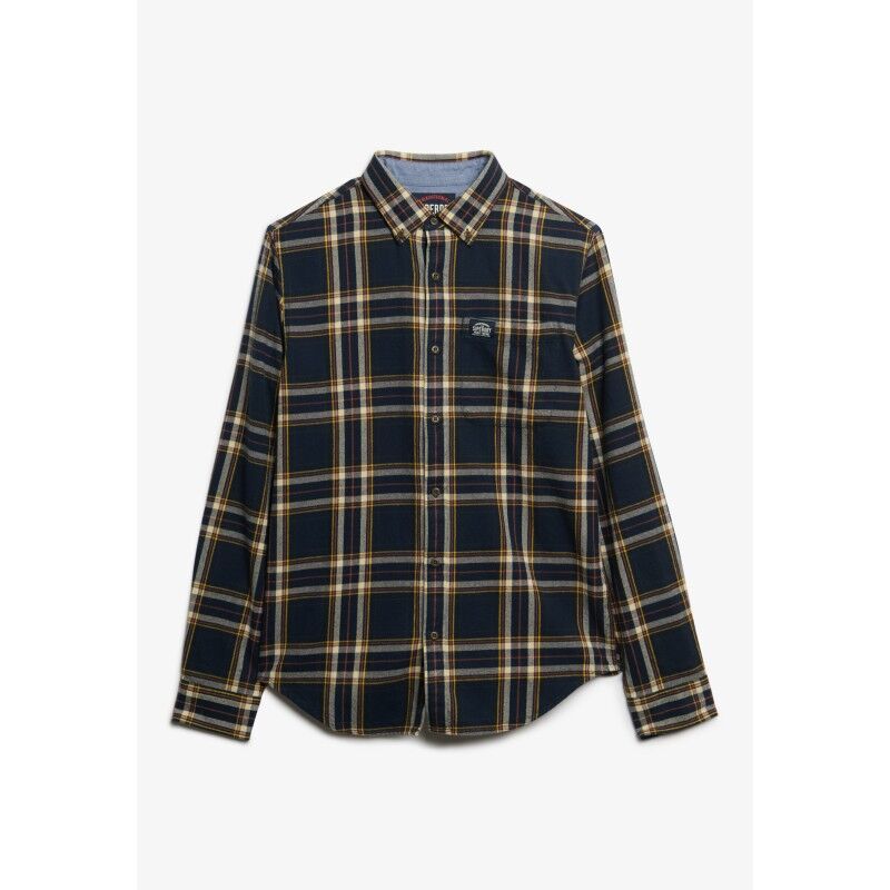 Superdry L/S Cotton Lumberjack Shirt - Overhemd - Heren | Hardloop
