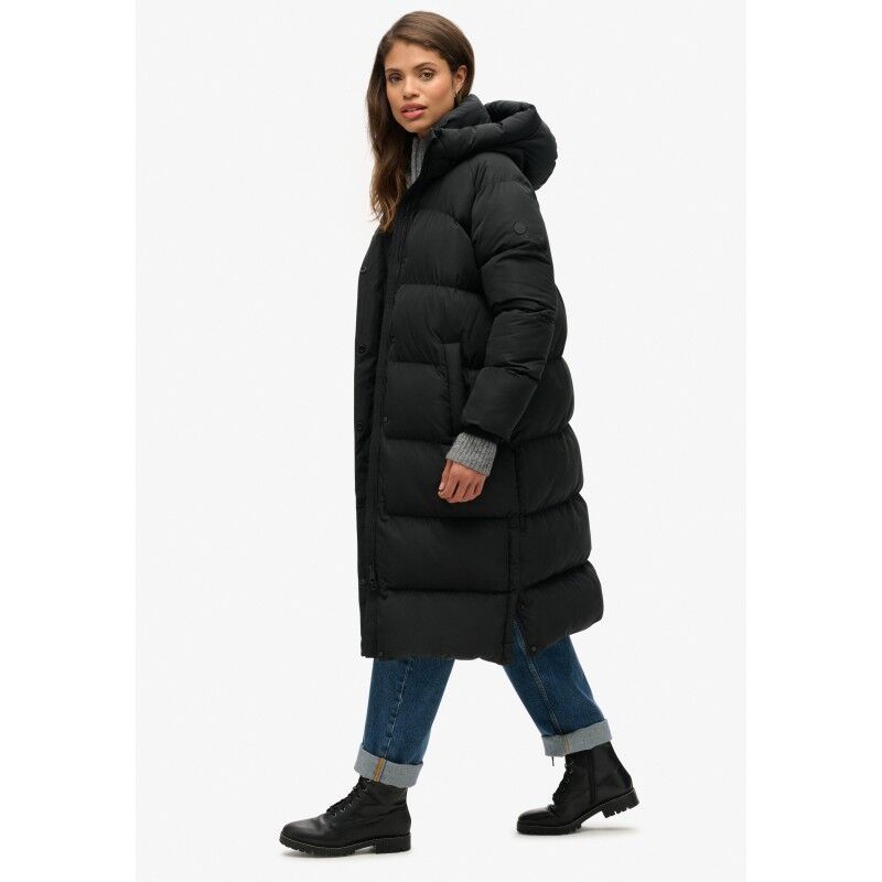 Superdry Longline Hooded Puffer Jacket - Kurtka damski | Hardloop