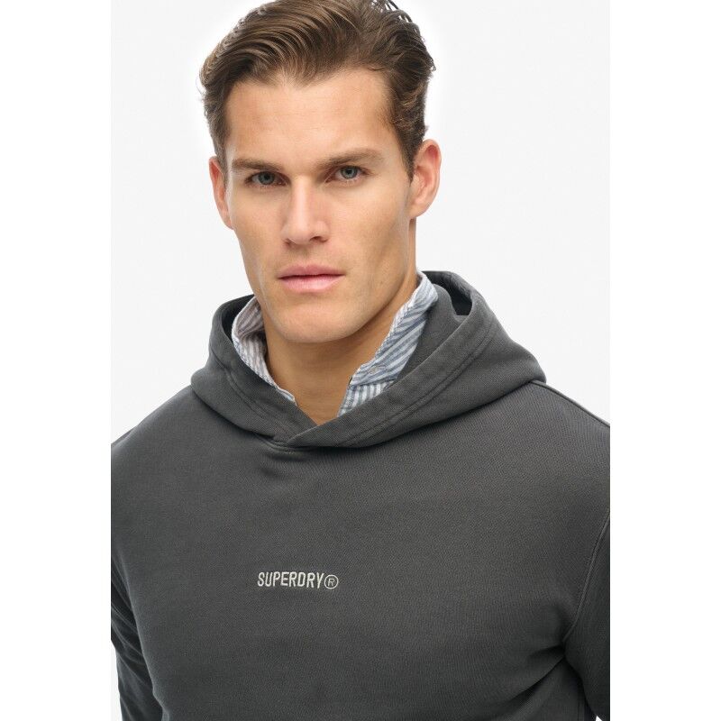 Superdry Felpa Uomo Con Cerniera - 65% Cotone, 35% Poliestere, Manica Lunga, Lavabile A 30°
