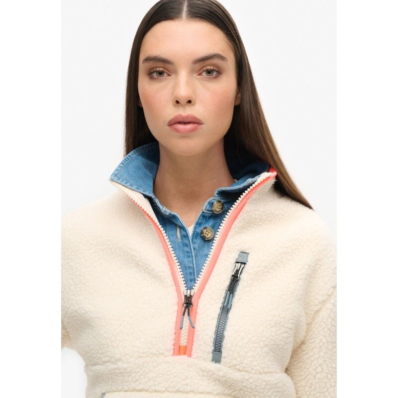 Superdry Outdoor Half Zip Fleece - Fleecejakke - Damer | Hardloop