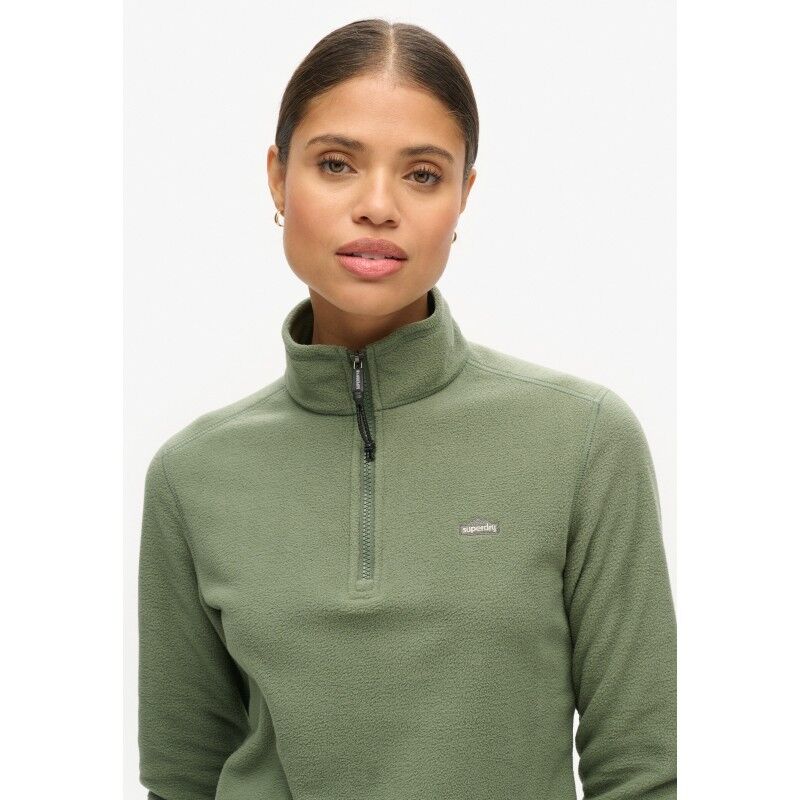 Superdry Polar Fleece Half Zip - Polaire femme | Hardloop