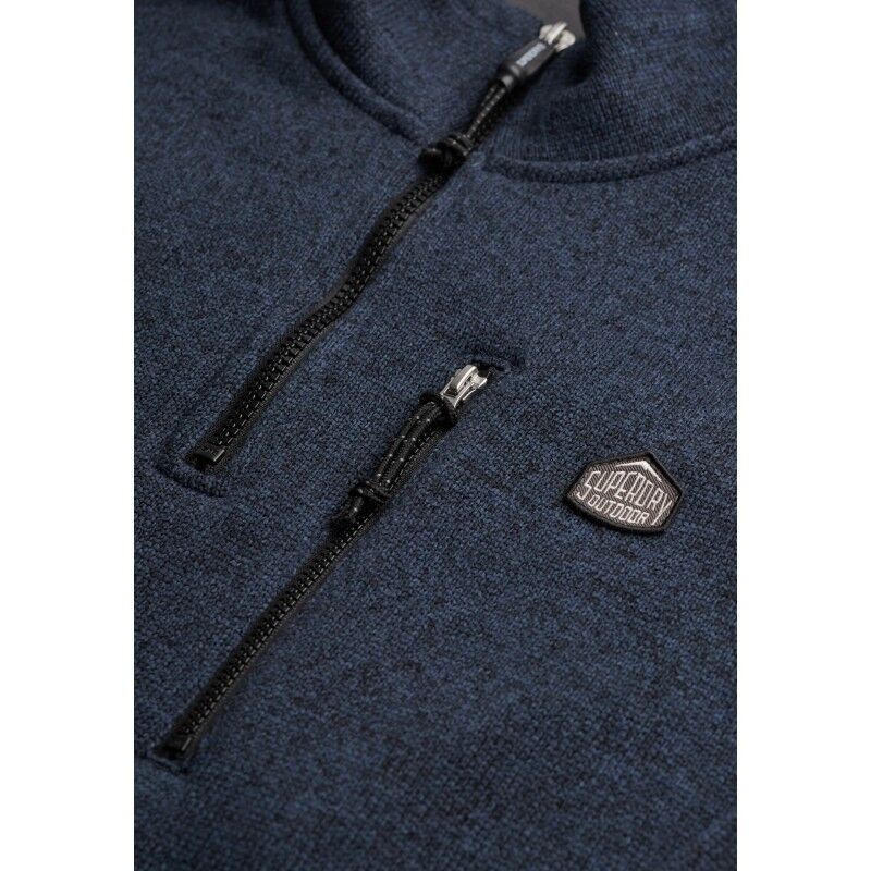 Superdry Storm Fleece Half Zip - Polar homem | Hardloop