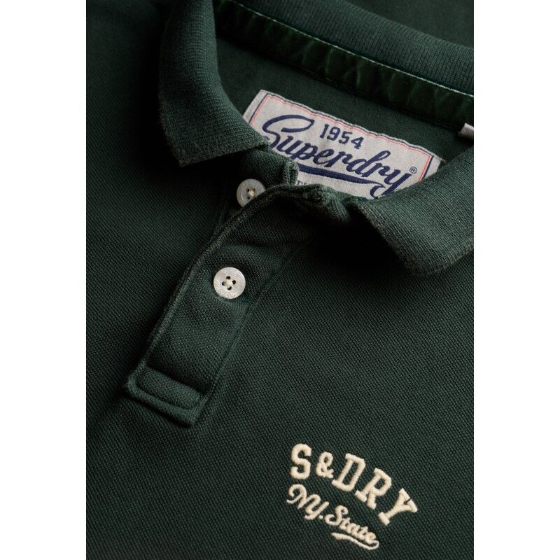 Superdry Vintage Athletic Emb Polo - Koszulka polo meska | Hardloop