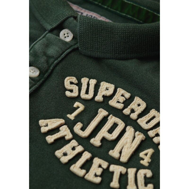 Superdry Vintage Athletic Polo - Kragtröja - Herr | Hardloop