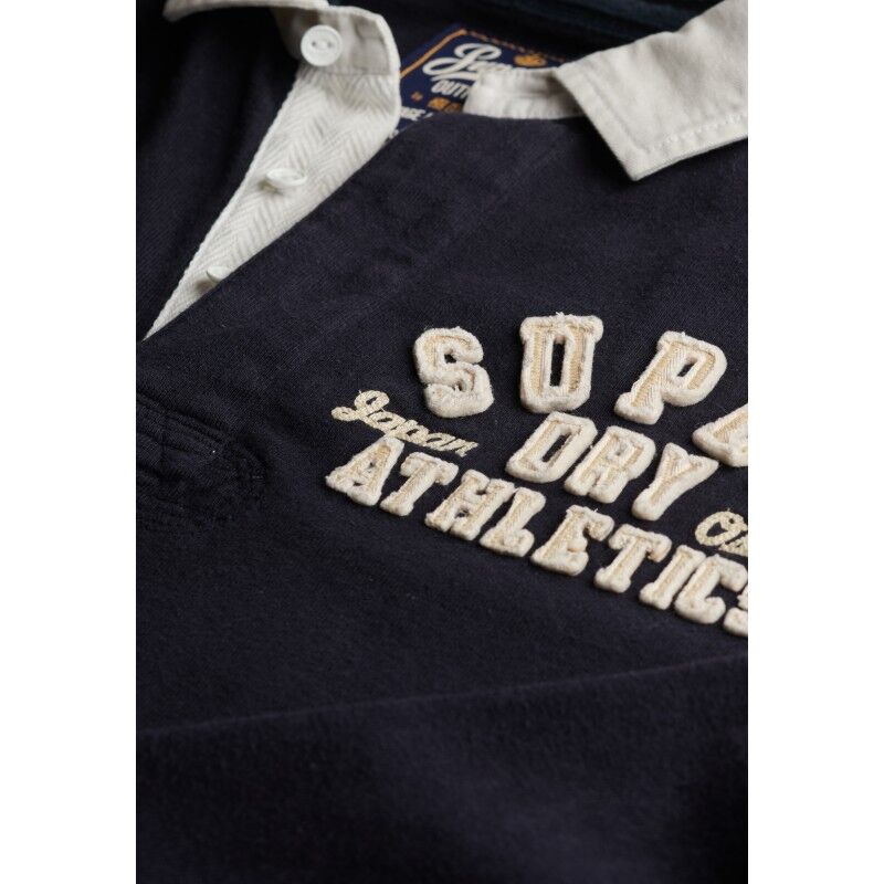 Superdry Vintage Athletic Rugby - Polo homme | Hardloop